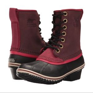 Sorel Slimpack 1964 Redwood Candy Apple Boots